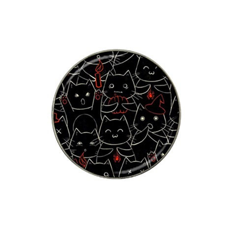 Catty Hat Clip Ball Marker from ArtsNow.com Front