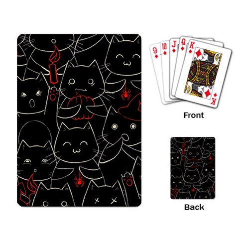 Catty Playing Cards Single Design (Rectangle) from ArtsNow.com Back