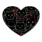 Catty Heart Mousepad