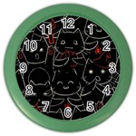 Catty Color Wall Clock