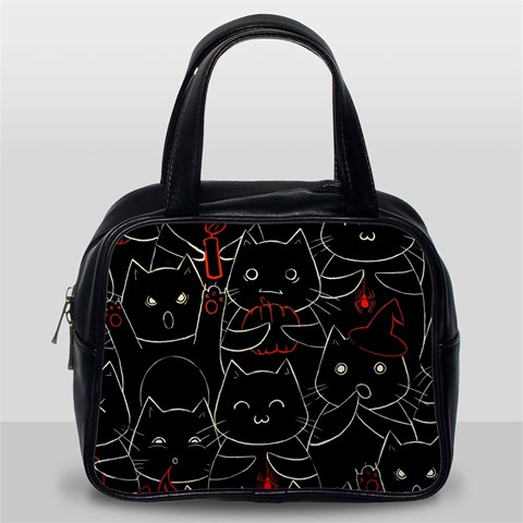 Catty Classic Handbag (One Side) from ArtsNow.com Front