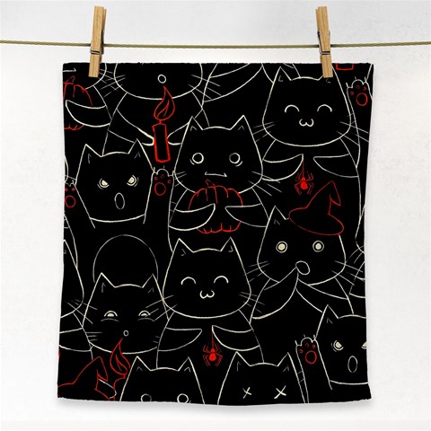 Catty Face Towel from ArtsNow.com Front