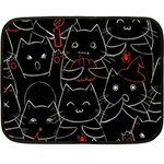 Catty Two Sides Fleece Blanket (Mini)