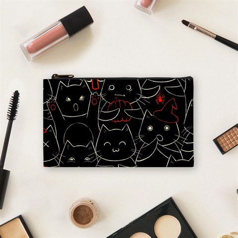 Catty Cosmetic Bag (Small) from ArtsNow.com Front