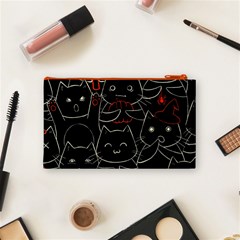 Catty Cosmetic Bag (Small) from ArtsNow.com Back