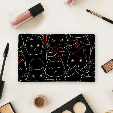 Catty Cosmetic Bag (Medium) from ArtsNow.com Front