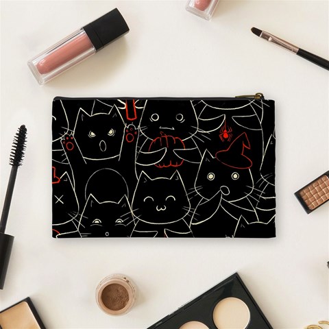 Catty Cosmetic Bag (Medium) from ArtsNow.com Back