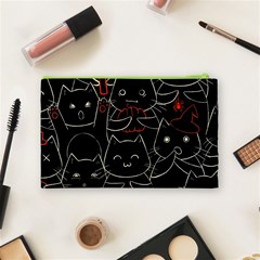 Catty Cosmetic Bag (Medium) from ArtsNow.com Back