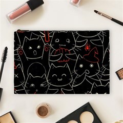 Catty Cosmetic Bag (Large) from ArtsNow.com Front