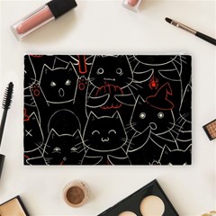 Catty Cosmetic Bag (Large) from ArtsNow.com Back