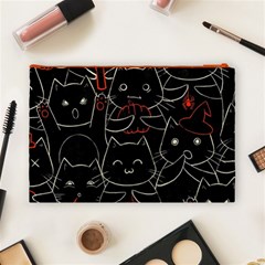 Catty Cosmetic Bag (Large) from ArtsNow.com Back