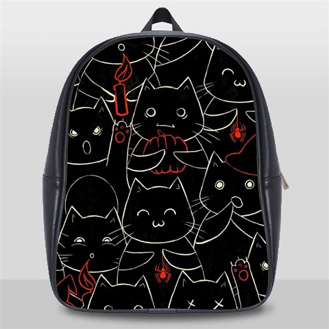 Catty School Bag (Large) from ArtsNow.com Front