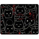 Catty Fleece Blanket (Medium)