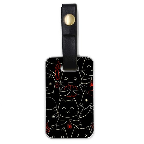 Catty Luggage Tag (one side) from ArtsNow.com Front