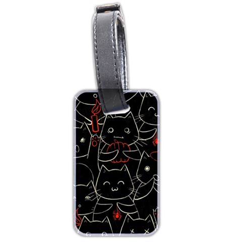 Catty Luggage Tag (two sides) from ArtsNow.com Front