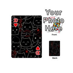 Catty Playing Cards 54 Designs (Mini) from ArtsNow.com Front - Heart10