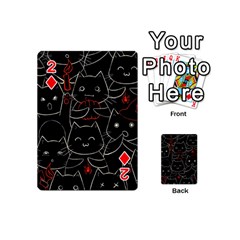 Catty Playing Cards 54 Designs (Mini) from ArtsNow.com Front - Diamond2