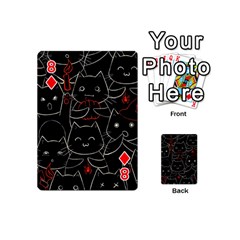 Catty Playing Cards 54 Designs (Mini) from ArtsNow.com Front - Diamond8