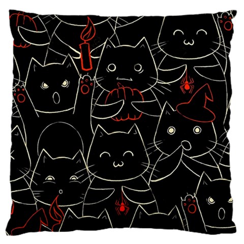 Catty Large Cushion Case (One Side) from ArtsNow.com Front