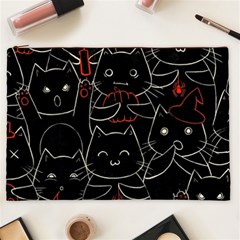 Catty Cosmetic Bag (XXL) from ArtsNow.com Front