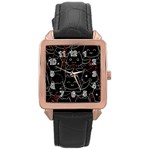 Catty Rose Gold Leather Watch 