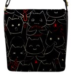 Catty Flap Closure Messenger Bag (S)