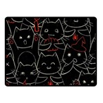 Catty Two Sides Fleece Blanket (Small)