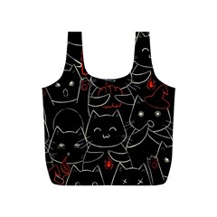 Catty Full Print Recycle Bag (S) from ArtsNow.com Front