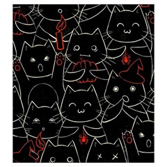 Catty Drawstring Pouch (Medium) from ArtsNow.com Front