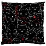 Catty Standard Premium Plush Fleece Cushion Case (One Side)