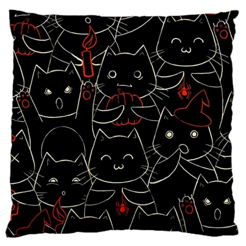 Catty Large Premium Plush Fleece Cushion Case (Two Sides) from ArtsNow.com Front