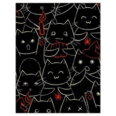 Catty Drawstring Bag (Large) from ArtsNow.com Back