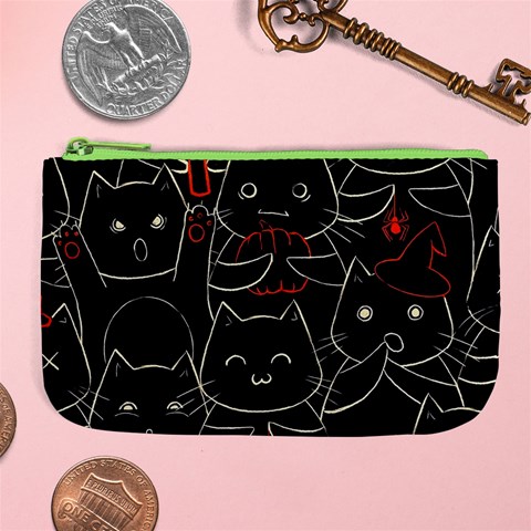 Catty Large Coin Purse from ArtsNow.com Front