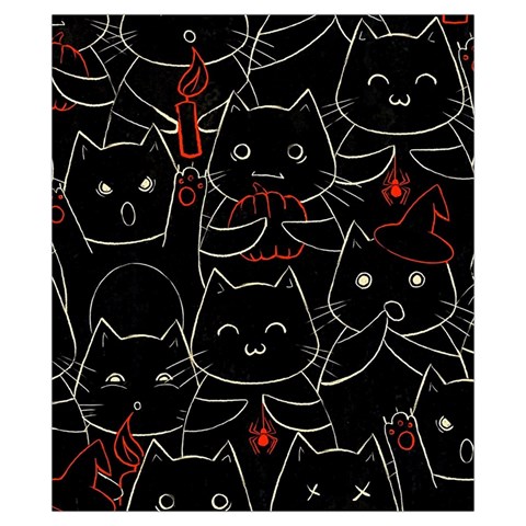 Catty Drawstring Pouch (XS) from ArtsNow.com Front