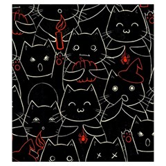 Catty Drawstring Pouch (2XL) from ArtsNow.com Front