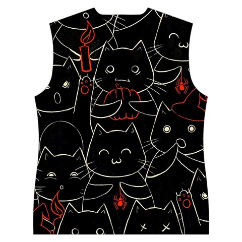 Catty Women s Button Up Vest from ArtsNow.com Back