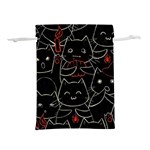 Catty Lightweight Drawstring Pouch (M)