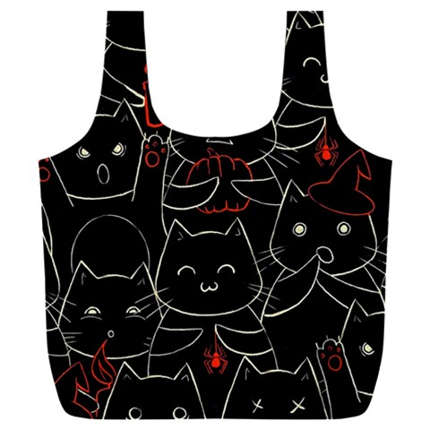 Catty Full Print Recycle Bag (XXL) from ArtsNow.com Front