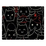 Catty Premium Plush Fleece Blanket (Large)