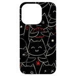 Catty iPhone 14 Pro Black UV Print Case