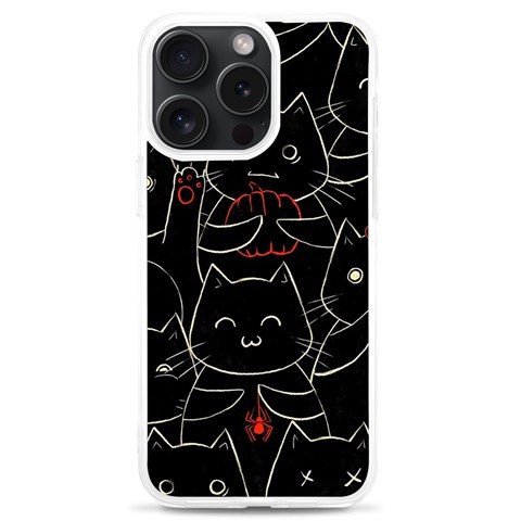 Catty iPhone 15 Pro Max TPU UV Print Case from ArtsNow.com Front