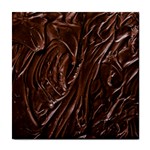 Chocolate Texture, Dark Chocolate Background Tile Coaster