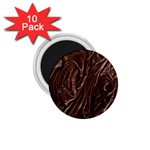 Chocolate Texture, Dark Chocolate Background 1.75  Magnets (10 pack) 