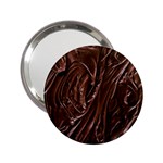 Chocolate Texture, Dark Chocolate Background 2.25  Handbag Mirrors