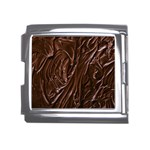 Chocolate Texture, Dark Chocolate Background Mega Link Italian Charm (18mm)