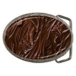 Chocolate Texture, Dark Chocolate Background Belt Buckles