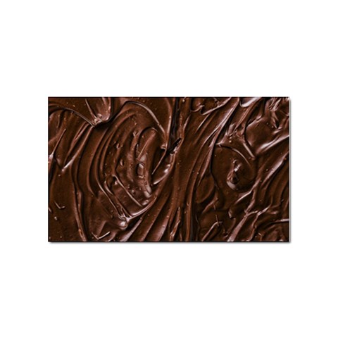 Chocolate Texture, Dark Chocolate Background Sticker Rectangular (10 pack) from ArtsNow.com Front