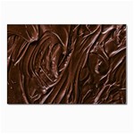 Chocolate Texture, Dark Chocolate Background Postcard 4 x 6  (Pkg of 10)