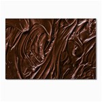 Chocolate Texture, Dark Chocolate Background Postcards 5  x 7  (Pkg of 10)