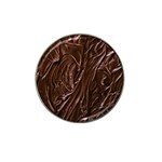 Chocolate Texture, Dark Chocolate Background Hat Clip Ball Marker (4 pack)